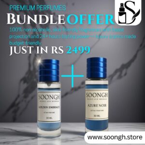 Soongh Premium Non-Alcoholic 30ml Perfume Bottles Bundle Offer in Pakistan