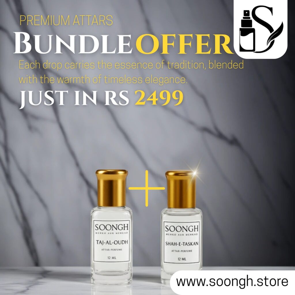 Soongh Non-Alcoholic 12ml Perfume Roller Bottles Bundle Offer in Pakistan