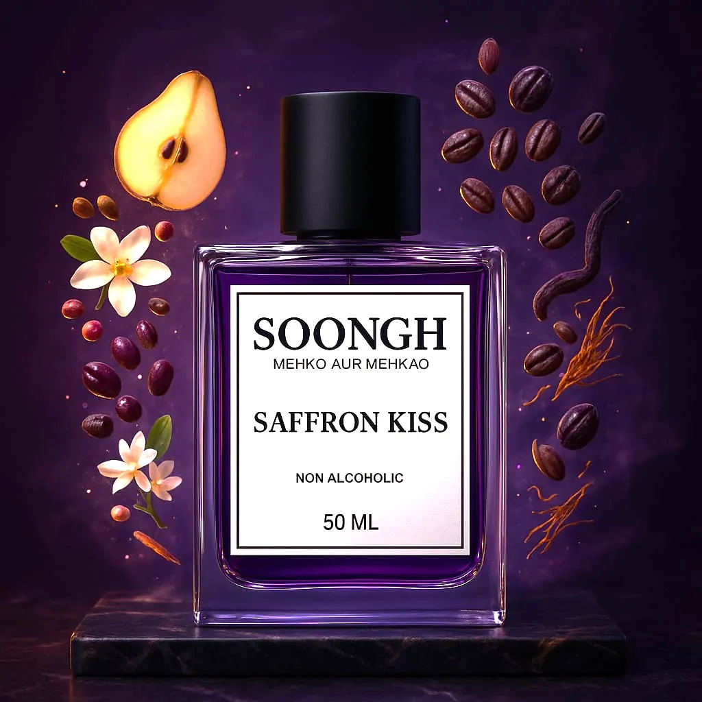 Saffron Kiss 50ml non-alcoholic perfumes in Pakistan