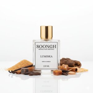 Lumiska by Soongh, the best non-alcoholic Kilian Angels' Share impression in Pakistan.